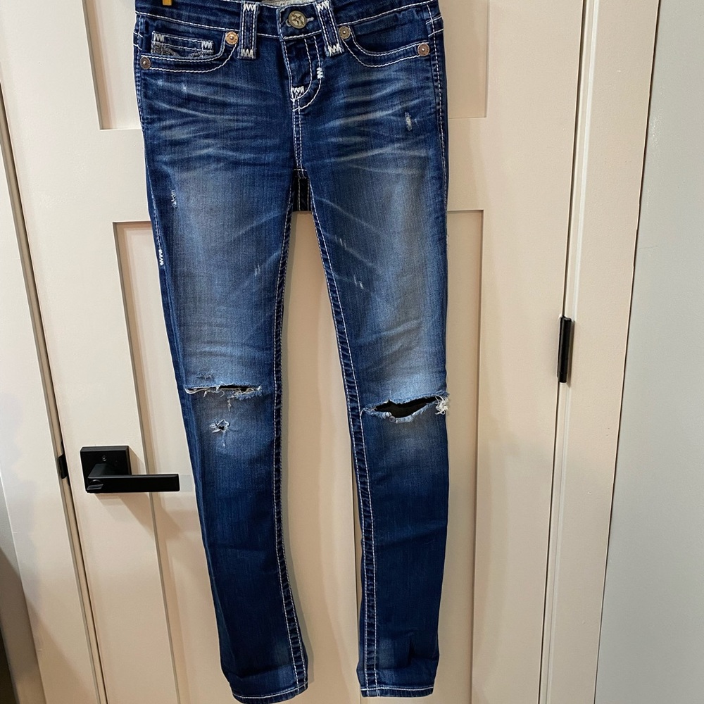 Big Star medium wash skinny jeans